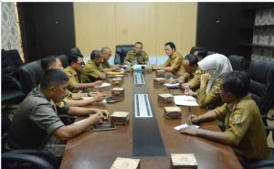 Rapat Pembahasan Bencana Banjir di Pasar Bandar Jaya