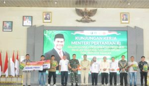 Kunjungan Kerja Menteri Pertanian RI Dalam Rangka Peningkatan Produksi Pangan Nasional Melalui Oplah Dan Brigade Pangan