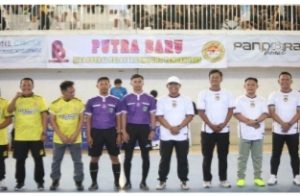 Bupati Lampung Tengah Secara Resmi Membuka Event Putra Baru Liga Futsal Pelajar Lampung Tengah 2025
