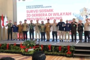 Rapat Koordinasi dan Focus Group Discussion (FGD) Survei Seismik 2D Gerbera di Bandar Lampung