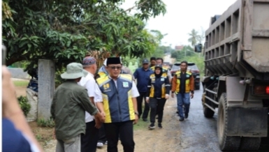 Gubernur Lampung & Bupati lampung Tengah Melakukan Kunjungan Kerja Dalam Rangka Memastikan Pelaksanaan Program Desaku Maju