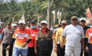 Bupati Lampung Tengah Bersama Wakil Bupati Menghadiri Grand Final Turnamen Grasstrack Dan Motorcross Motorance Tahun 2025